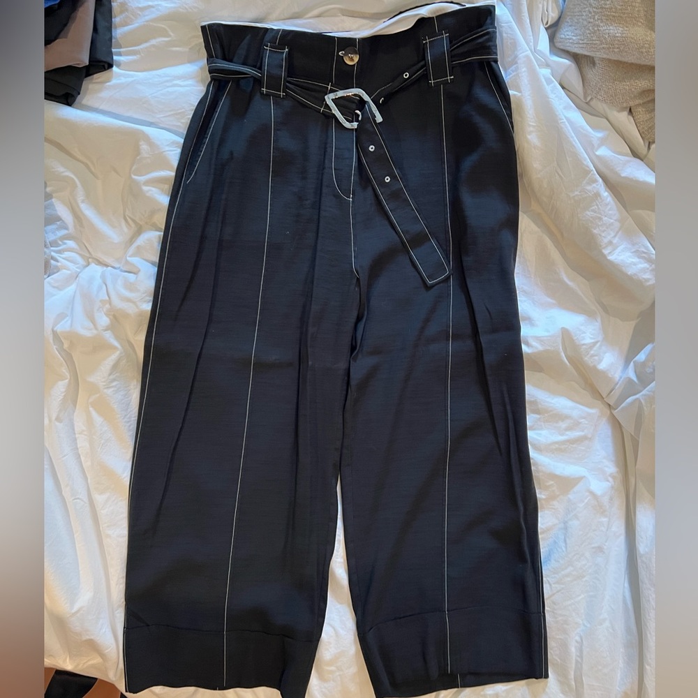 Ganni wide leg loose trousers